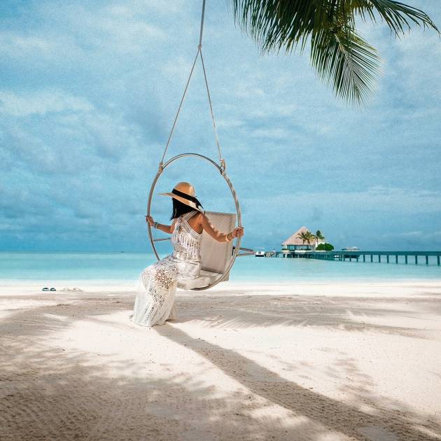 Beach swing at Godhuli Eco Resort