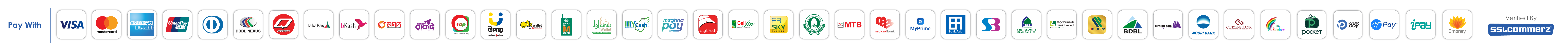 Accepted payment methods